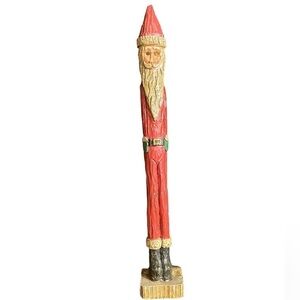 Wangs vintage stick Santa 1993  9in Christmas St Nick   #6